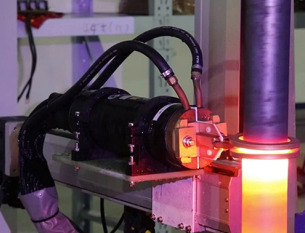 IGBT Digital Induction Brazing Equipment , Mobile Induction Heater For Aluminum Pipe