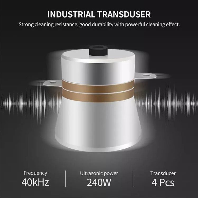 SUS304 Ultrasonic Fuel Injector Cleaner 240W For Hardware Parts