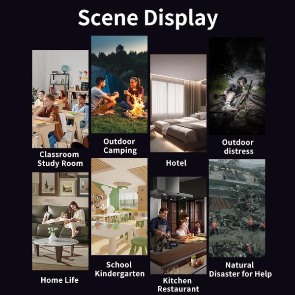 Multi-functional All in One Rechargeable Physical Starlight Mosquito Killer Lamp With Camping Light and SOS Emergency Light