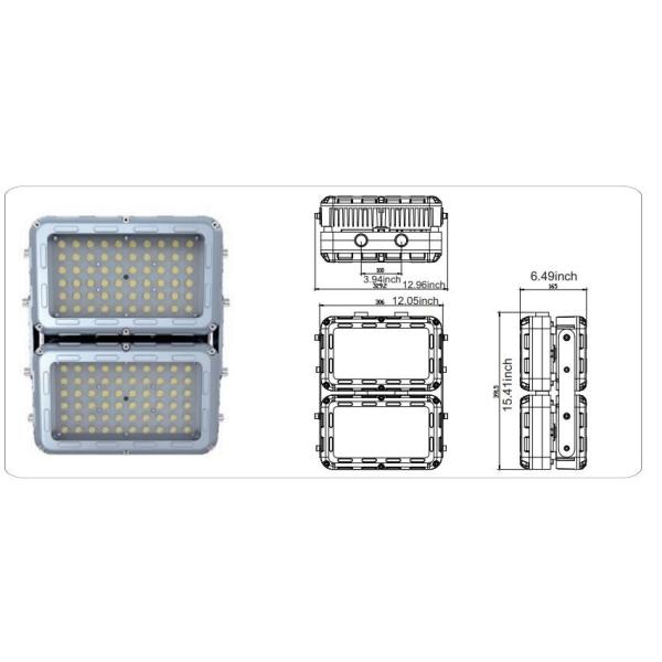2700k-7000k Ex Proof Led Lights IP66 Copper Free Aluminum