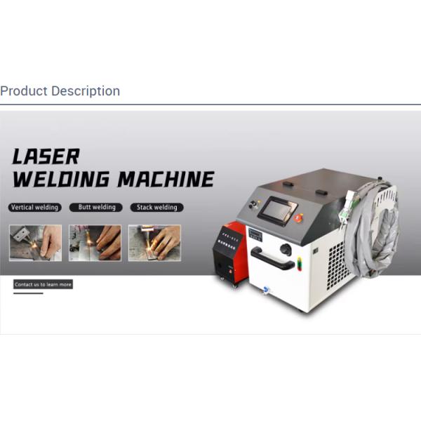 Welding mode Manual Handheld 1000w 1500w 2000w 5mm Stainless Steel Fiber Laser Welding and 3 In1 Laser Cleaning Machine