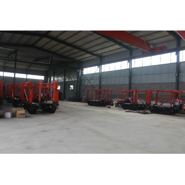 Easy Operate Crawler Mounted Drill Rig 100 - 300m Drilling Depth Free Maintaining