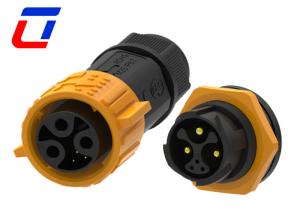 Buy cheap 6 Pin 50A Waterproof Power Connector M25 IP67 Bulkhead Power Connector product