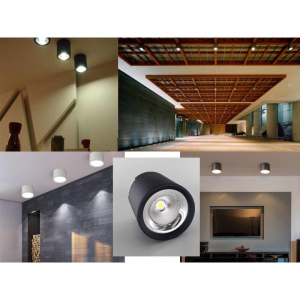 Aluminum Black Surface Mounted LED Ceiling Lighting 20 W For Fashion Stores