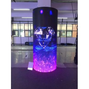 High Definition Flexible LED Display Screen , Flexible LED Curtain Display