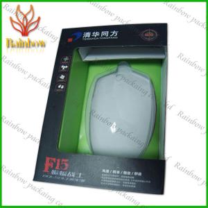 Buy cheap Paper Box Packaging With Plastic Transperent Window For Mouth / Electics product