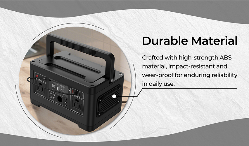 High Quality 500W 520wh Portable Power Station Lithium Battery Solar Inverter Energy Storage Battery Power Bank With Good Price