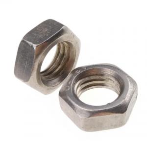 China 304 Stainless Steel Hex Nuts For Screws Bolts M6 Standard DIN 934 on sale
