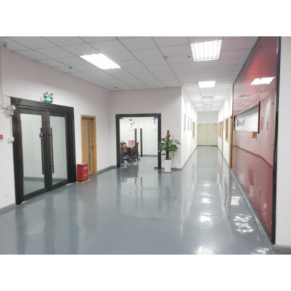 Round PU Leather Ergonomic Lab Chairs Cleanroom Stool With Chroming Foot Rest