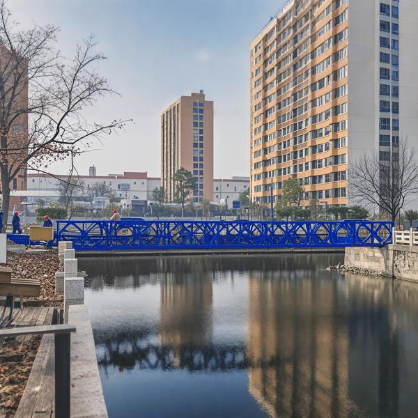Standard Or Customized Trestle Bridge Bailey Bridge Low Maintenance
