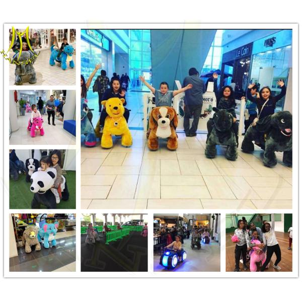 Hansel electronic dog toy electric riding toys plush toys stuffed animals on wheels