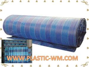 China Stripe Color Pe Fabric   Woven Fabric Roll  HDPE Tarpaulin Roll on sale