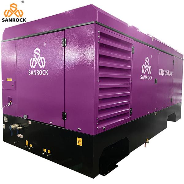 Water Well Air Compressor Machine High Efficiency Air Compressor Stationary Diesel Air Compressor Screw