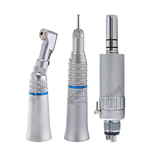 Low Vibration And Low Noise Dental Low Speed Handpiece Kit Contra Angle Straight Handpiece Air Motor