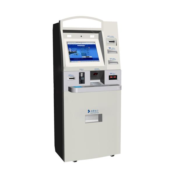 Buy cheap LCD Display Bank MultiMedia Kiosk , self service payment kiosk product