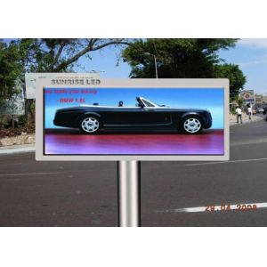 Advertising Transparent LED Screen , CE 16mm Pitch Pixel Electronic Display