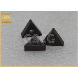 China Hard Steel Triangle Carbide Inserts , Hardbess Tungsten Carbide Tool Inserts on sale