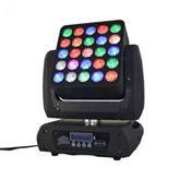 China Black Body 25*12W RGBW 4in1 LED Moving Head Light Blinder Matrix Magic Beam  Light on sale
