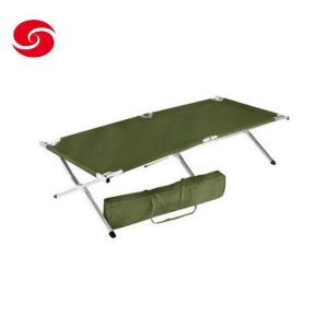 Buy cheap Army Green Outdoor Camping Bed  Aluminum Frame Military product