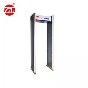Buy cheap 6 Zone Walk Through Metal Detector Machine With Door Frame / LED Alarm Light product
