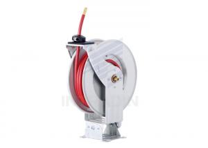 Buy cheap Air Hose Reel / Power Coated Steel Water Automatic Hose Reel 110 Degree Swivel Base product