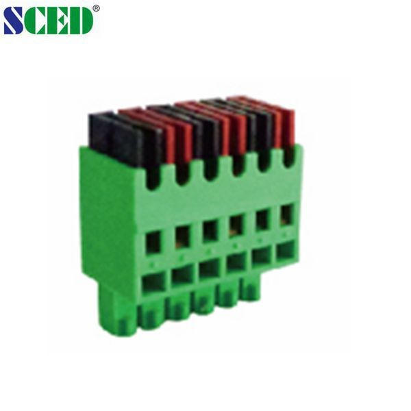 Buy cheap Screwless Plug in Terminal Block / 3.81mm Phoenix terminal blocks product