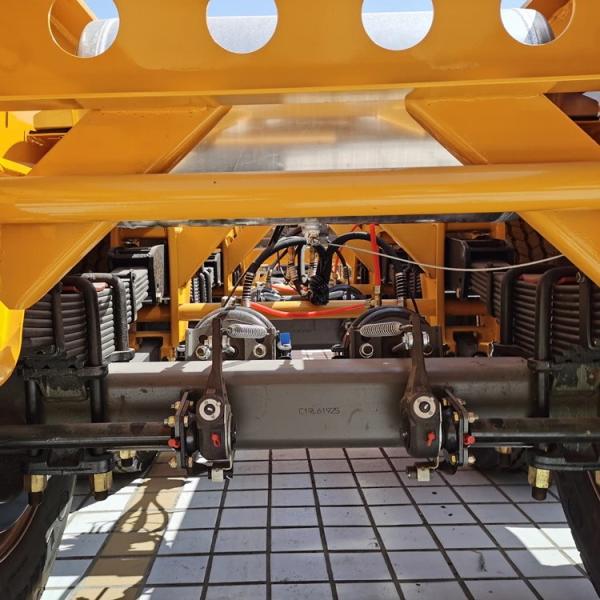 3 axle 40ft 20ft Skeleton Semi Trailer 20ft 40ft 45ft container with 12 twist locks