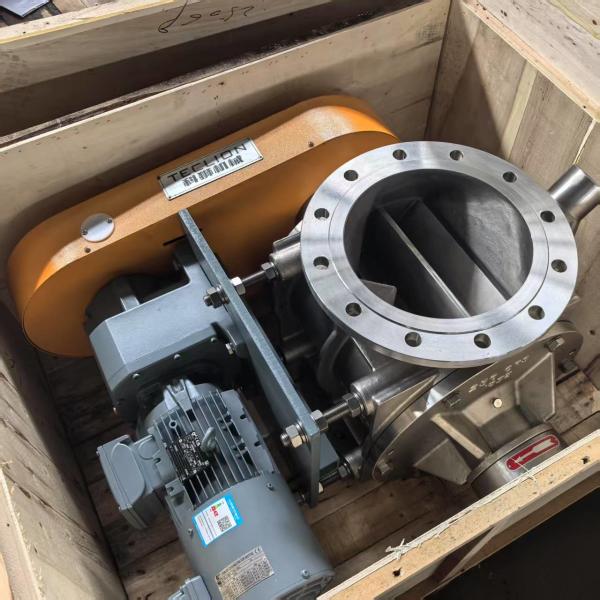 Pneumatic Dilute Phase Conveying 10 T/ h PP Plastic Particle Rotary Airlock Valve