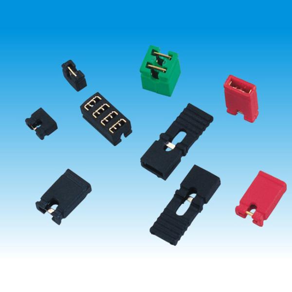 2.54mm Pitch Height 6.5 Mini Jumper Connector Black color Gold flash
