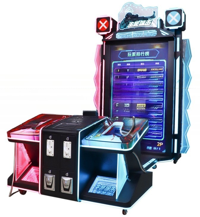 Buy cheap Two Players Arcade Shooting Game Machine With Luxury Appearance product