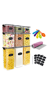 Fridge Organizer, Stackable Refrigerator Organizer Bins With Lids, BPA-Free Produce Fruit Storage Containers