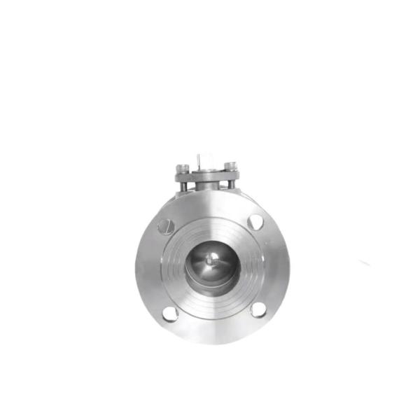 Flange Connection CF8m CF8 Stainless Steel 2PC Ball Valve PTFE Seat