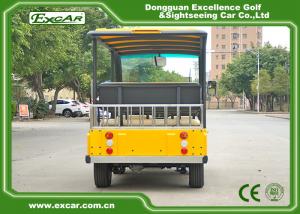 Buy cheap Yellow 72V 7.5KM 8 Seater Electric Sightseeing Car With Storage Basket product