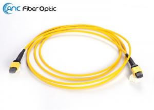 Buy cheap MTP To MTP Elite Fiber Optic Trunk Cable LSZH SM 24 Fiber 3.0mm Mini Jacket product