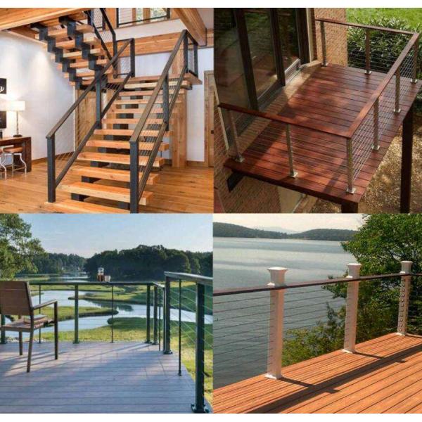 Stainless Steel Swage Rigging Screw/Lag with Swage and Dowel Screw Polished Finish