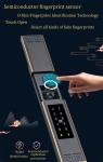 IP68 Waterproof Smart Lock with Fingerprint Password and Bluetooth