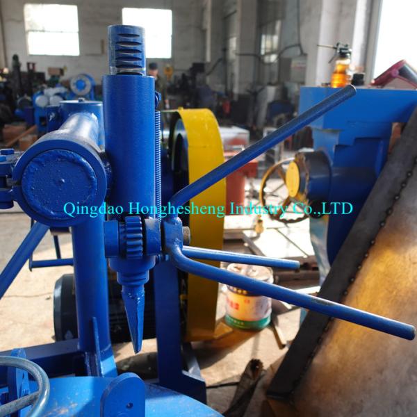 Scrap Tire Blocks Cutter / Cutting Machine For Waste Tyre