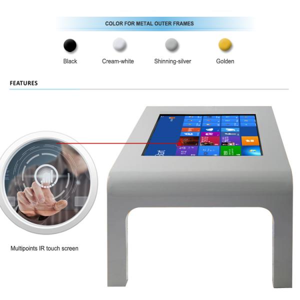 43 Inch Floor Stand Infrared Multi Touch10 Points Interactive Coffee Table