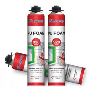 Buy cheap 600ML Polyurethane Spray Foam Insulation Building Waterproof Pu Spray Foam Insulation product