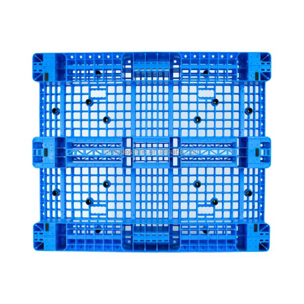 1200*1000*150mm PP/PE Material Solid Single Faced Plastic Pallet for Material Handling