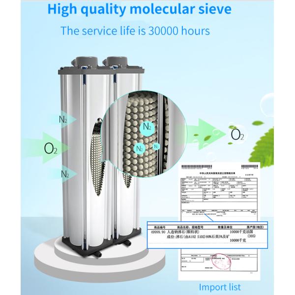 96% Purity 3L Portable Oxygen Concentrator With Atomization