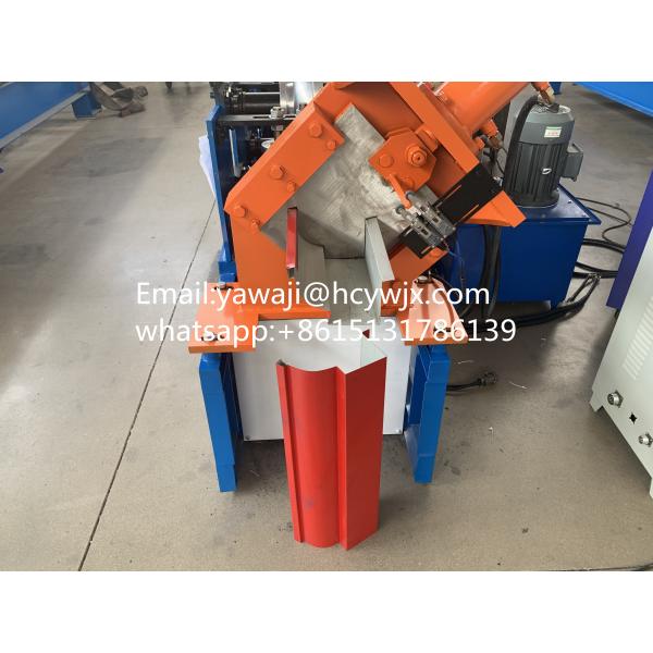 High Quality Aluminum Rain Gutter Roll Forming Machine / Gutter Making Machine