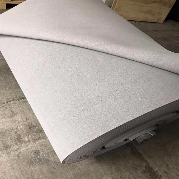 Recycled Rubber Sports Flooring / Rubber Gym Flooring Rolls Solid Color