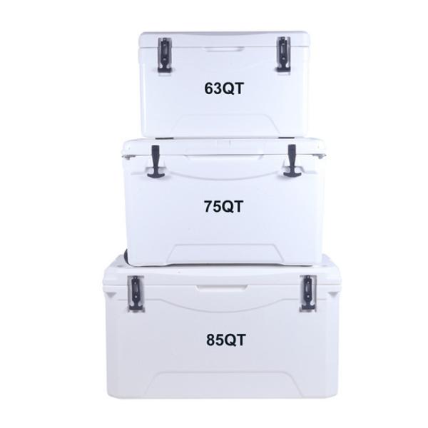 LLDPE Rotomolded Ice Box Cooler Portable 25QT Plastic Insulated