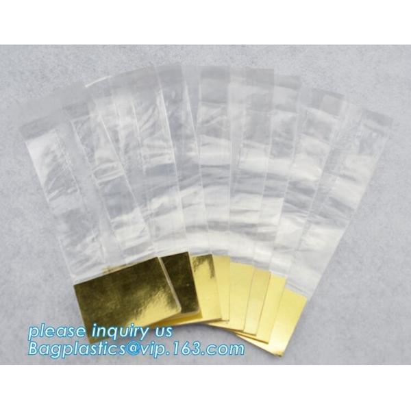 Market stalls moisture proof square bottom sweets cello bagStand Up Clear Cello Opp Candy/Toy Bopp Square Bottom Bag