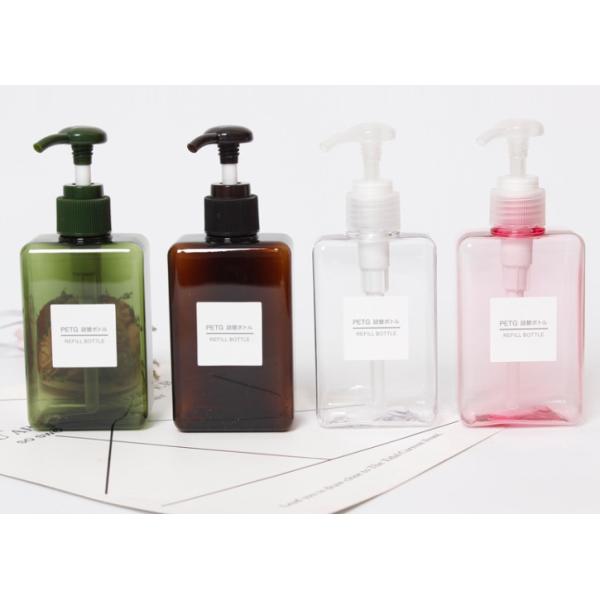 Food Grade PET Material Body Wash Bottle With Pump Reusable 280ml 450ml