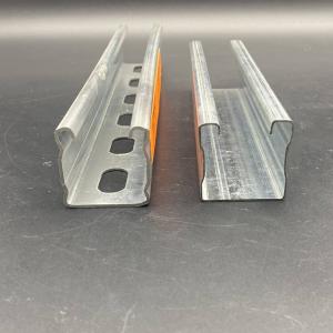 Buy cheap Electrical Galvanized 41x41 41x21 Slotted Strengthen Unistrut Channel product