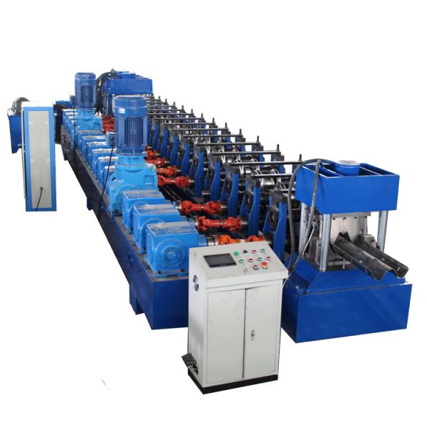 Gcr15 Rollers Highway Guardrail Roll Forming Machine 350Mpa Yield Strength 380V 50Hz Power Supply