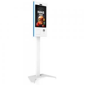 Buy cheap Free Standing 21.5/32 Inch Payment Kiosk with Pos Barcode Scanner and Ticket Printer product
