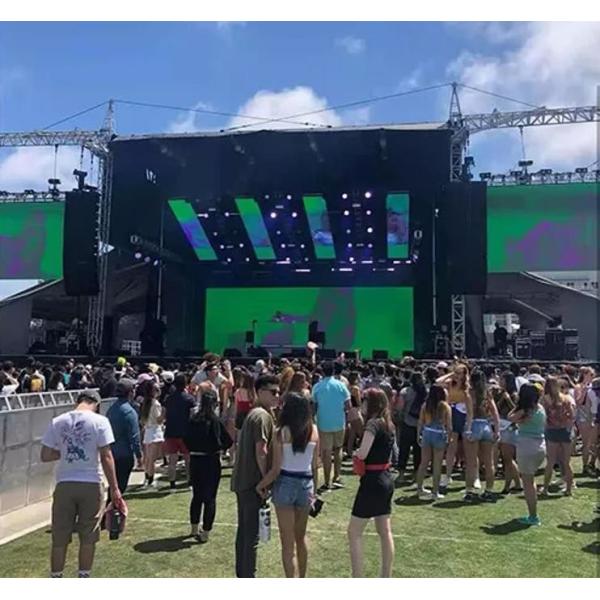 250x250mm Module Stage Rental LED Screen P3.91 High Definition 2 Years Warranty